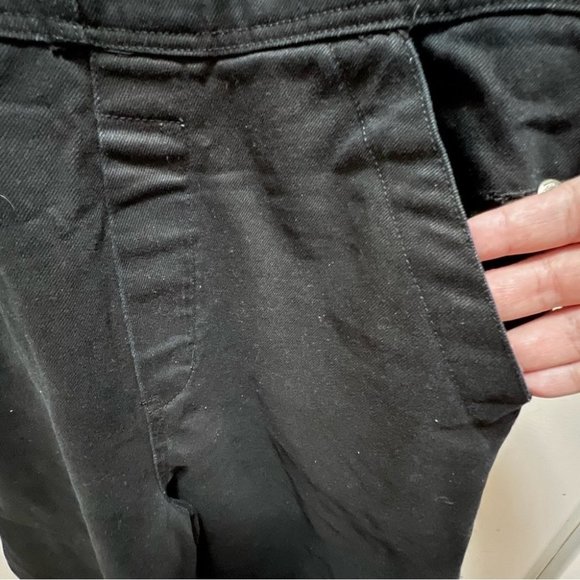 VINTAGE Y2K Nevada Black  Denim Carpenter Overalls - Picture 5 of 8